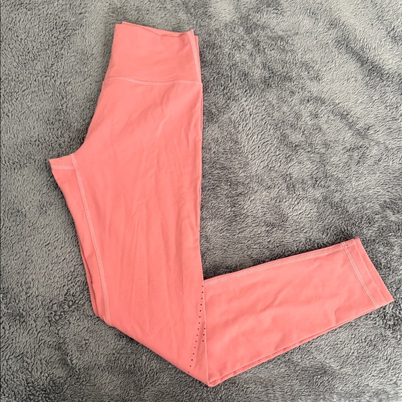 Til You Collapse Coral Leggings - Picture 1 of 6